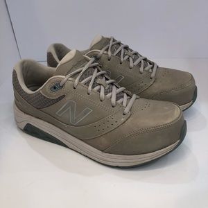 New Balance Shoes Womens Size US 9.5 D EUR 41 Walking Leather Tan Beige
